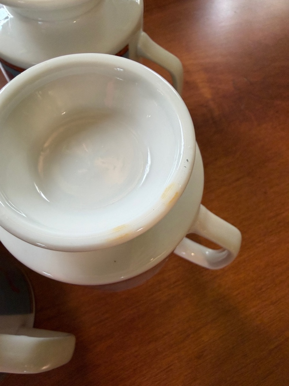Vintage Porcelain Maxwell House Pedestal Coffee Cup Set of 7 - Picture 11 of 13